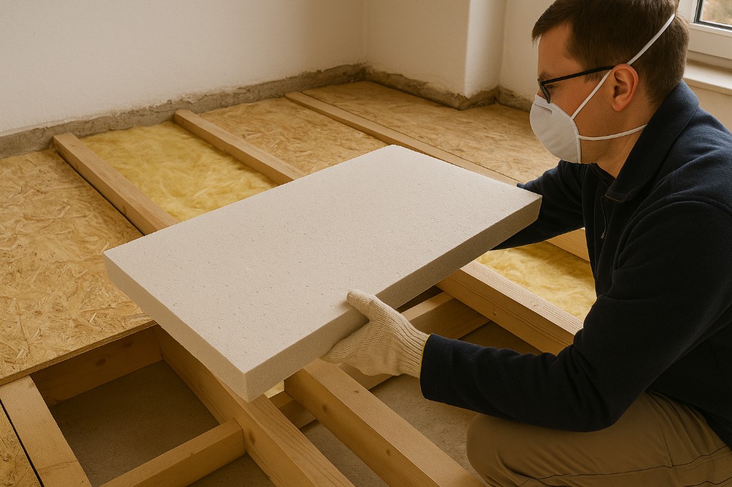 Floor Insulation installation